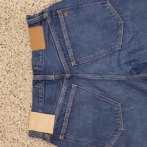 Madewell NWT Baggy Straight Blue Jeans Denim Sz 27
